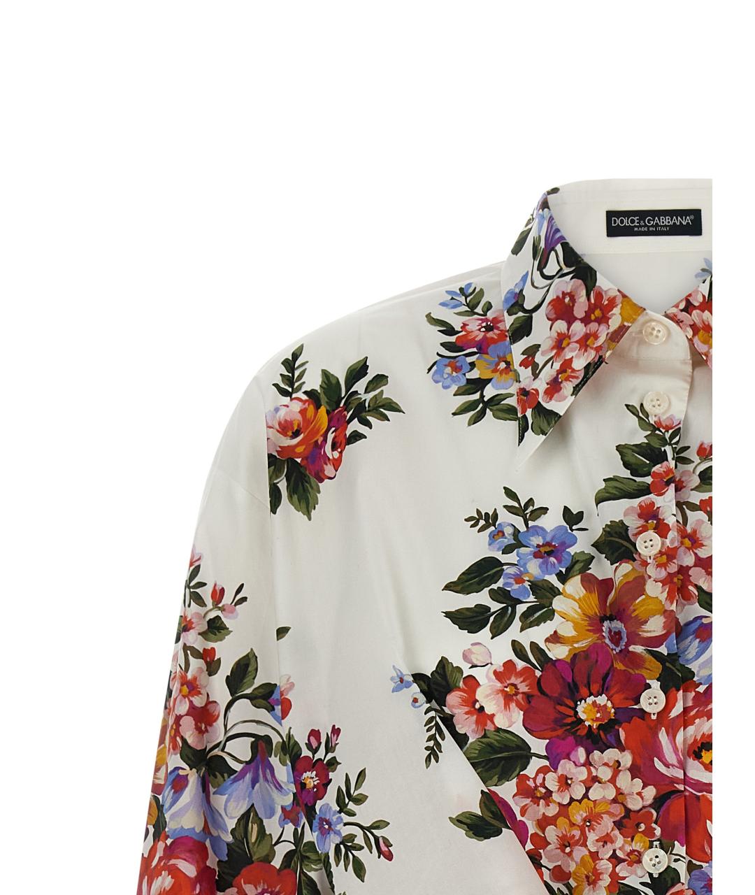 DOLCE&GABBANA Мульти хлопковая рубашка, фото 3