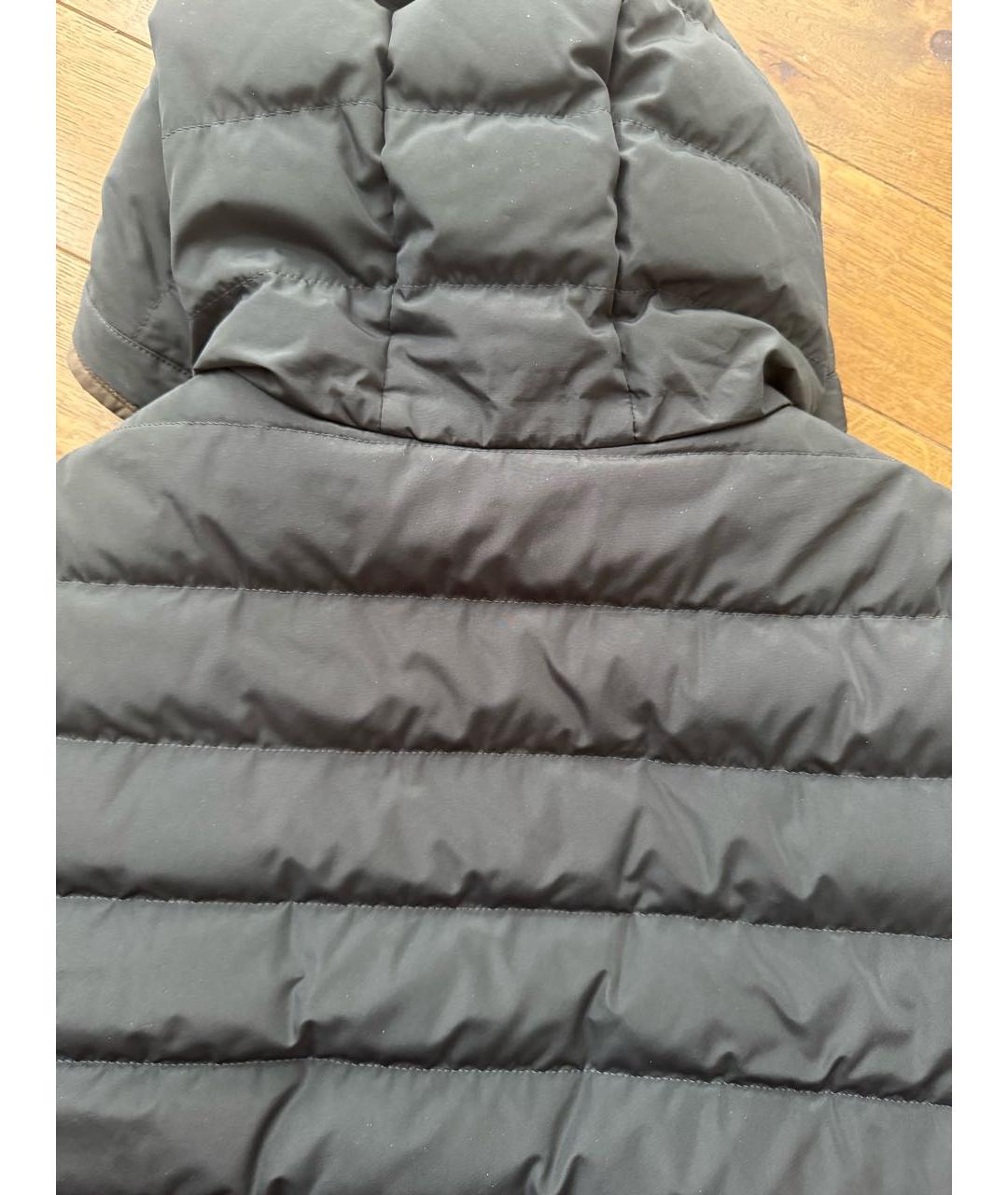 BRUNELLO CUCINELLI Серая полиэстеровая куртка, фото 3