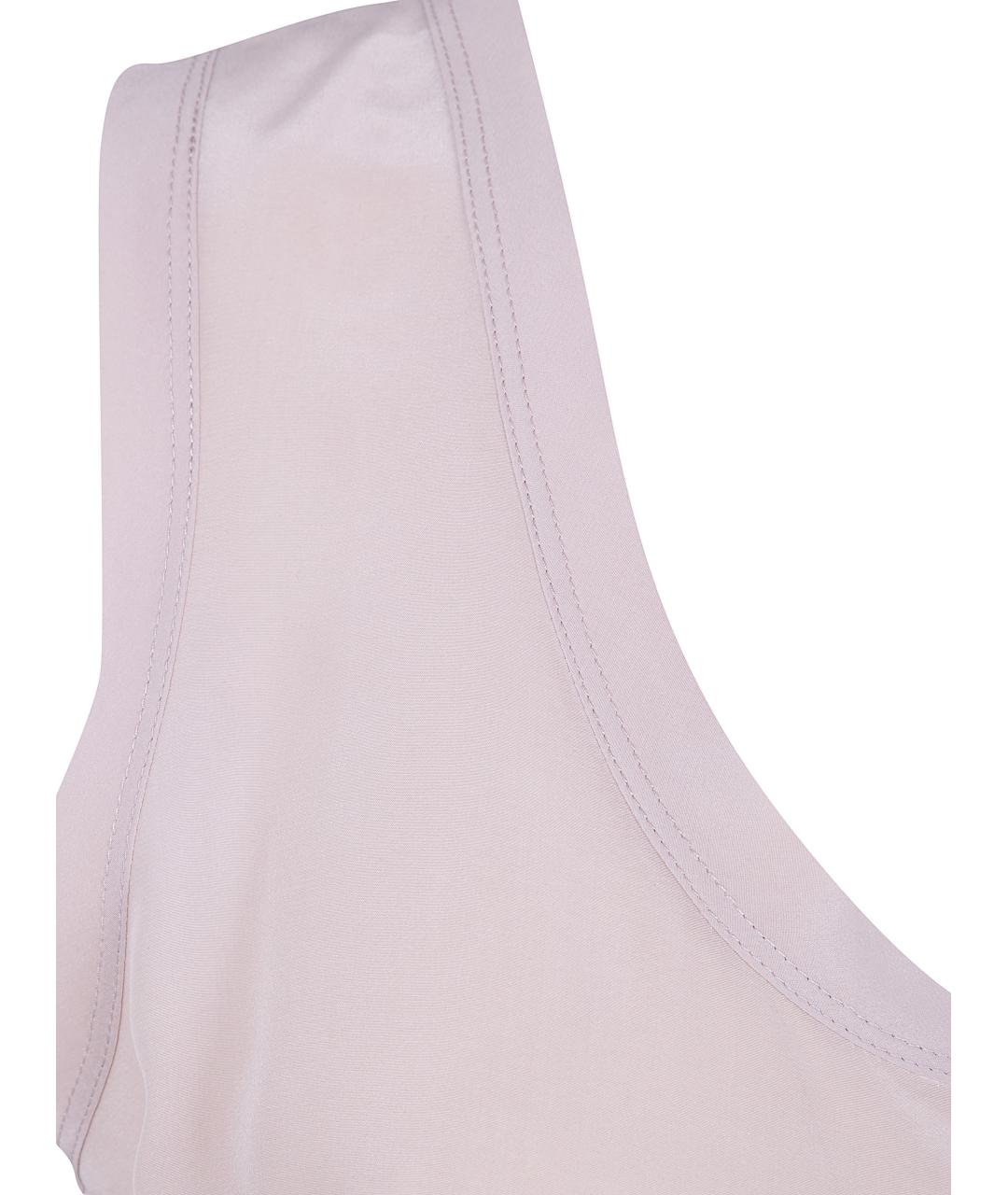 SEVENTY Розовая шелковая майка, фото 3