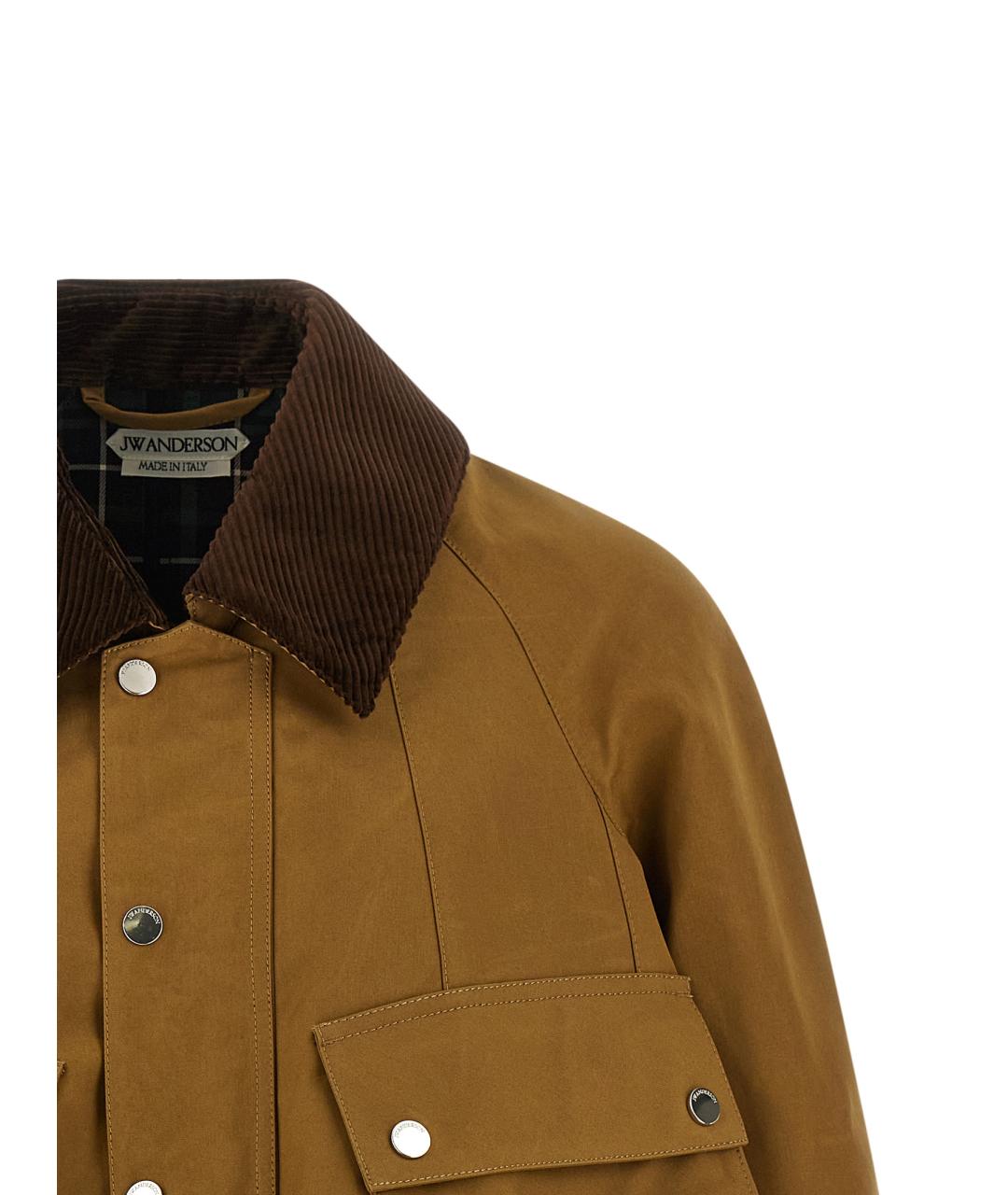 J.W.ANDERSON Коричневая хлопковая куртка, фото 3