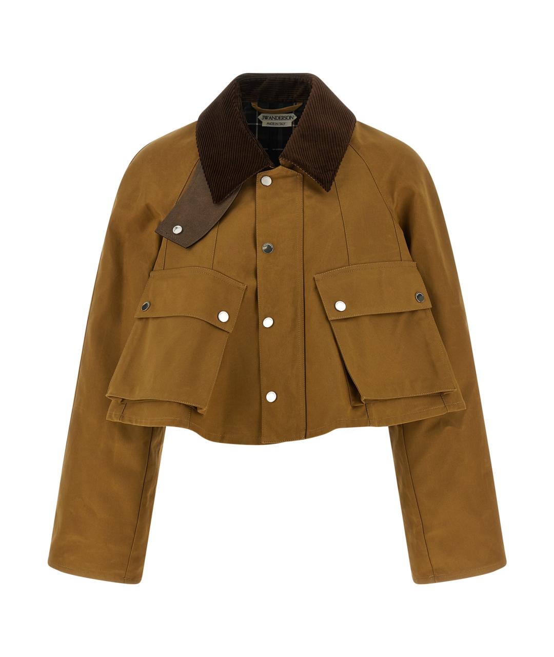 J.W.ANDERSON Коричневая хлопковая куртка, фото 1