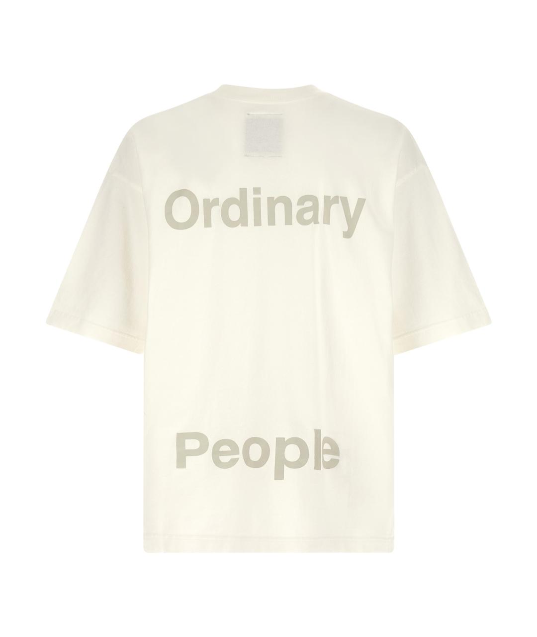 MAISON MIHARA YASUHIRO Белая хлопковая футболка, фото 2