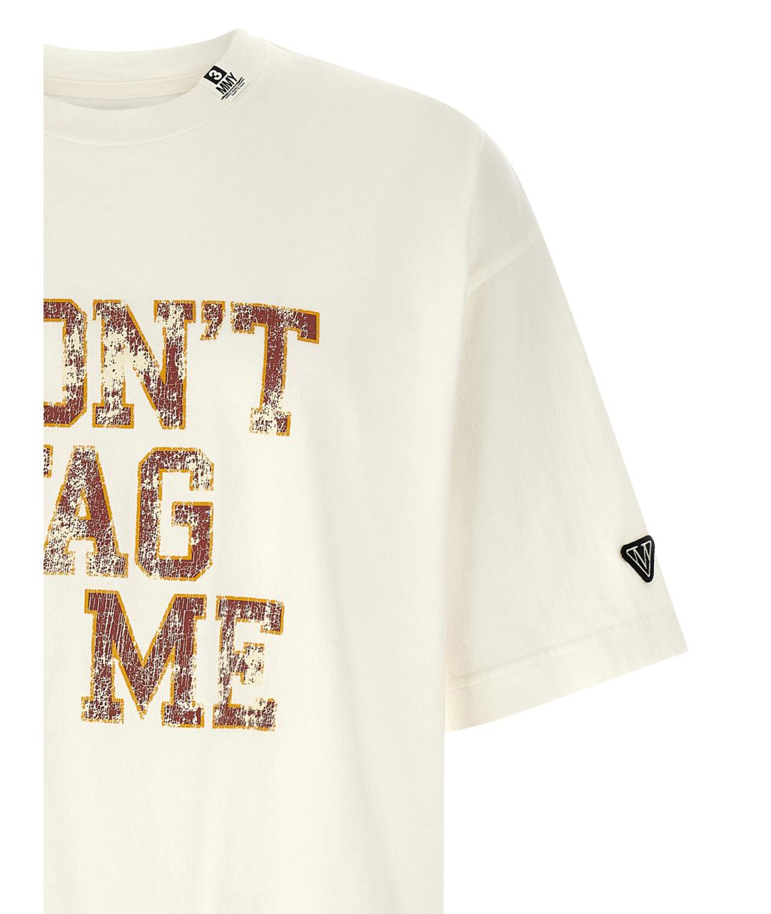 MAISON MIHARA YASUHIRO Белая хлопковая футболка, фото 3