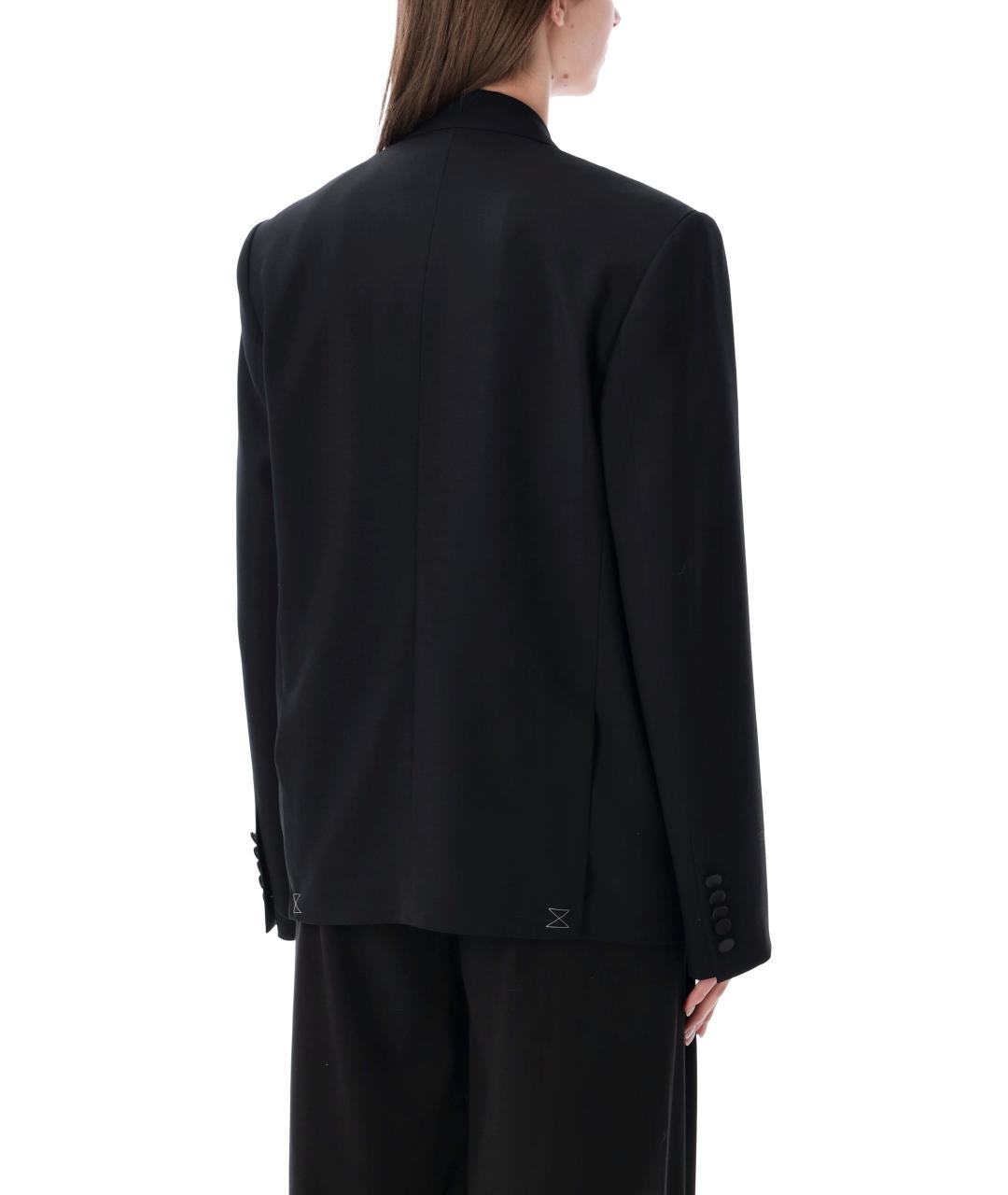 DRIES VAN NOTEN Черный шерстяной жакет/пиджак, фото 2
