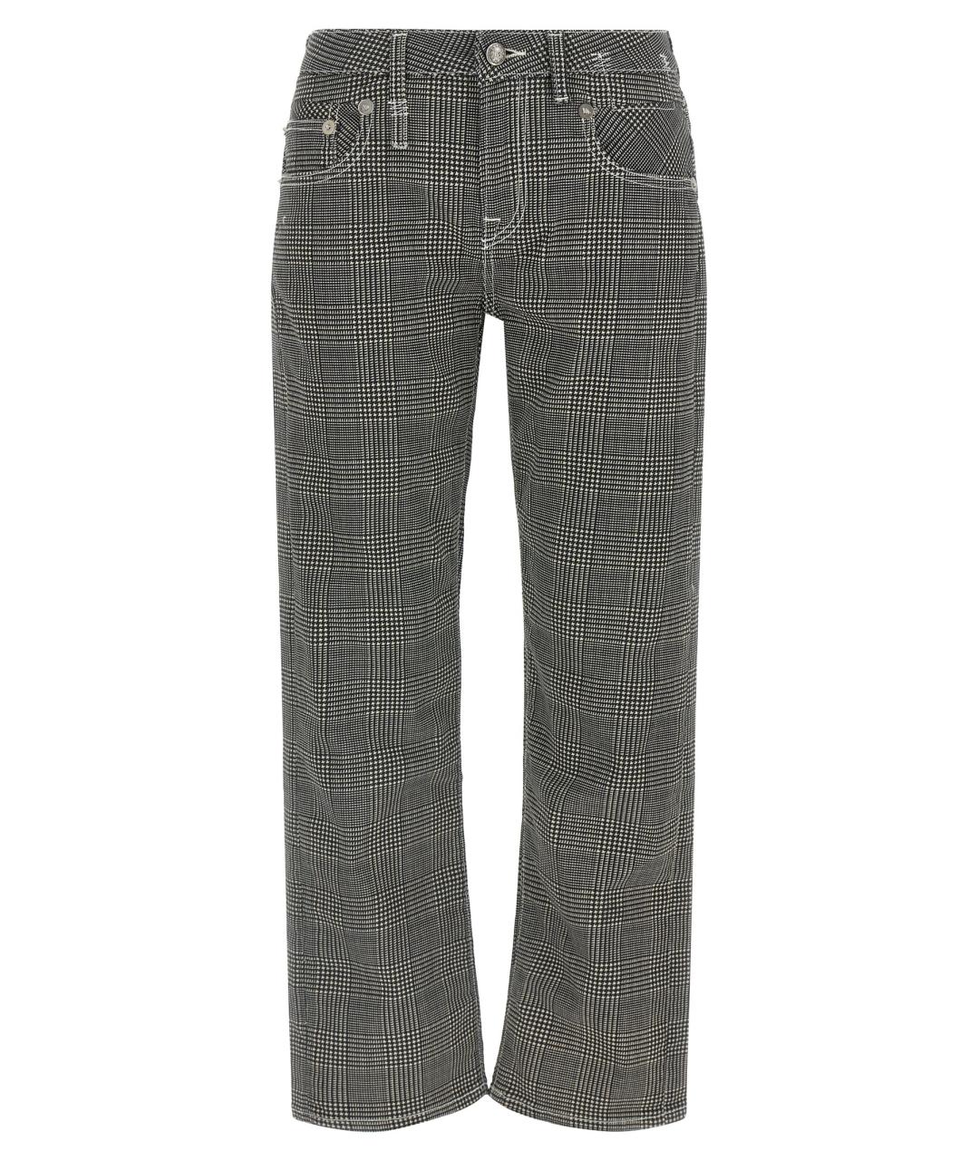 R13 Мульти хлопковые прямые джинсы, фото 1