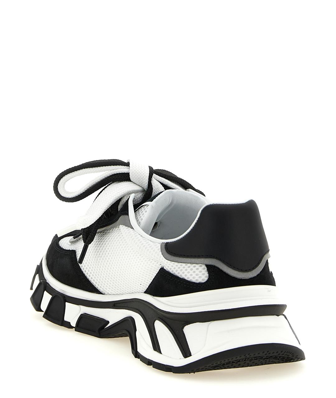 DOLCE&GABBANA Мульти текстильные низкие кроссовки / кеды, фото 3