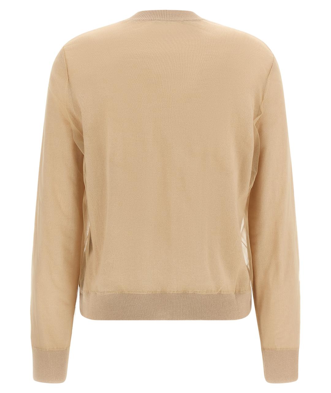 FABIANA FILIPPI Бежевый шерстяной кардиган, фото 2