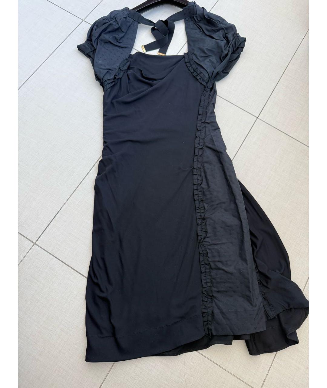 LOUIS VUITTON Черное вечернее платье, фото 2