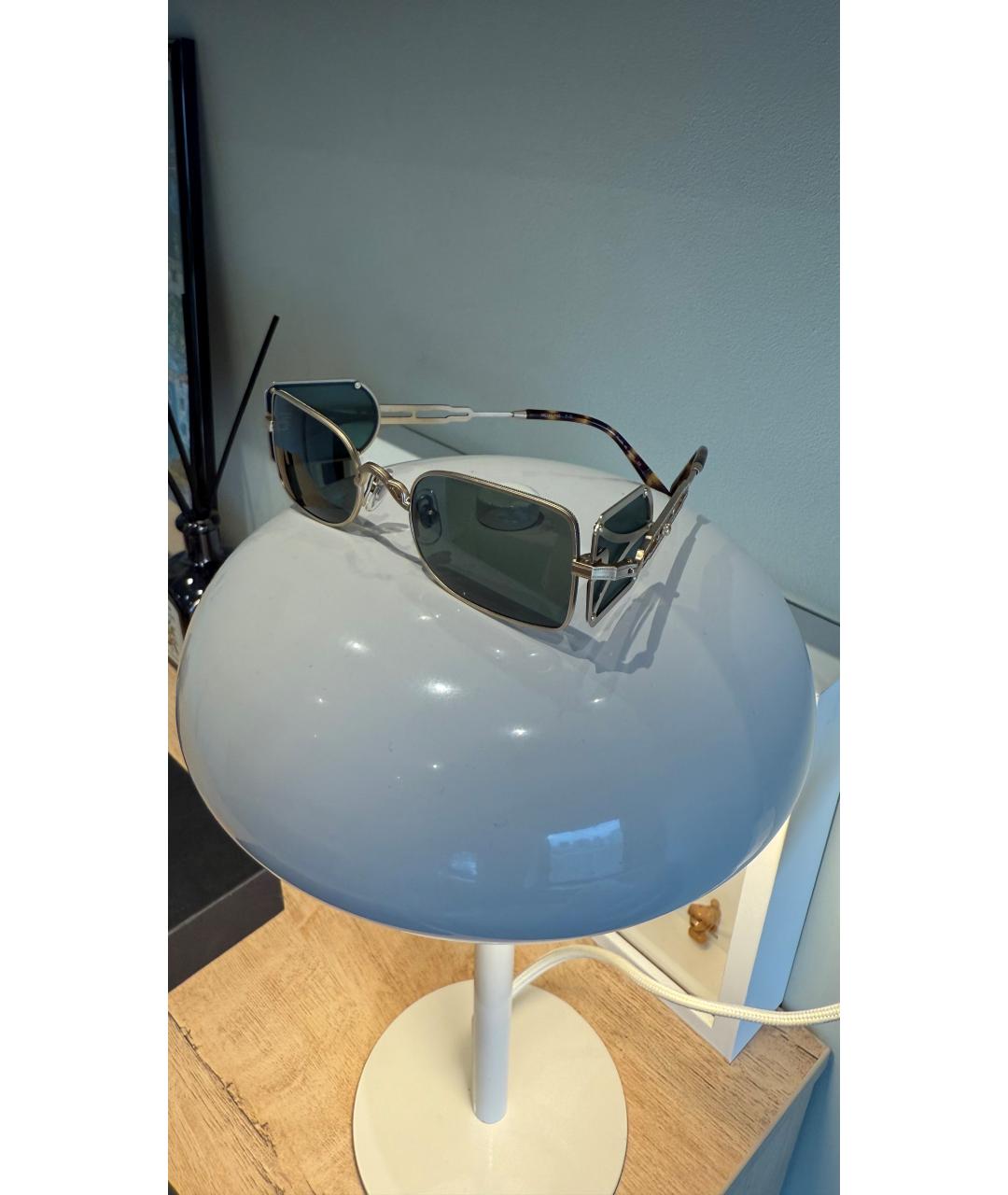 MATSUDA Золотые металлические солнцезащитные очки, фото 9