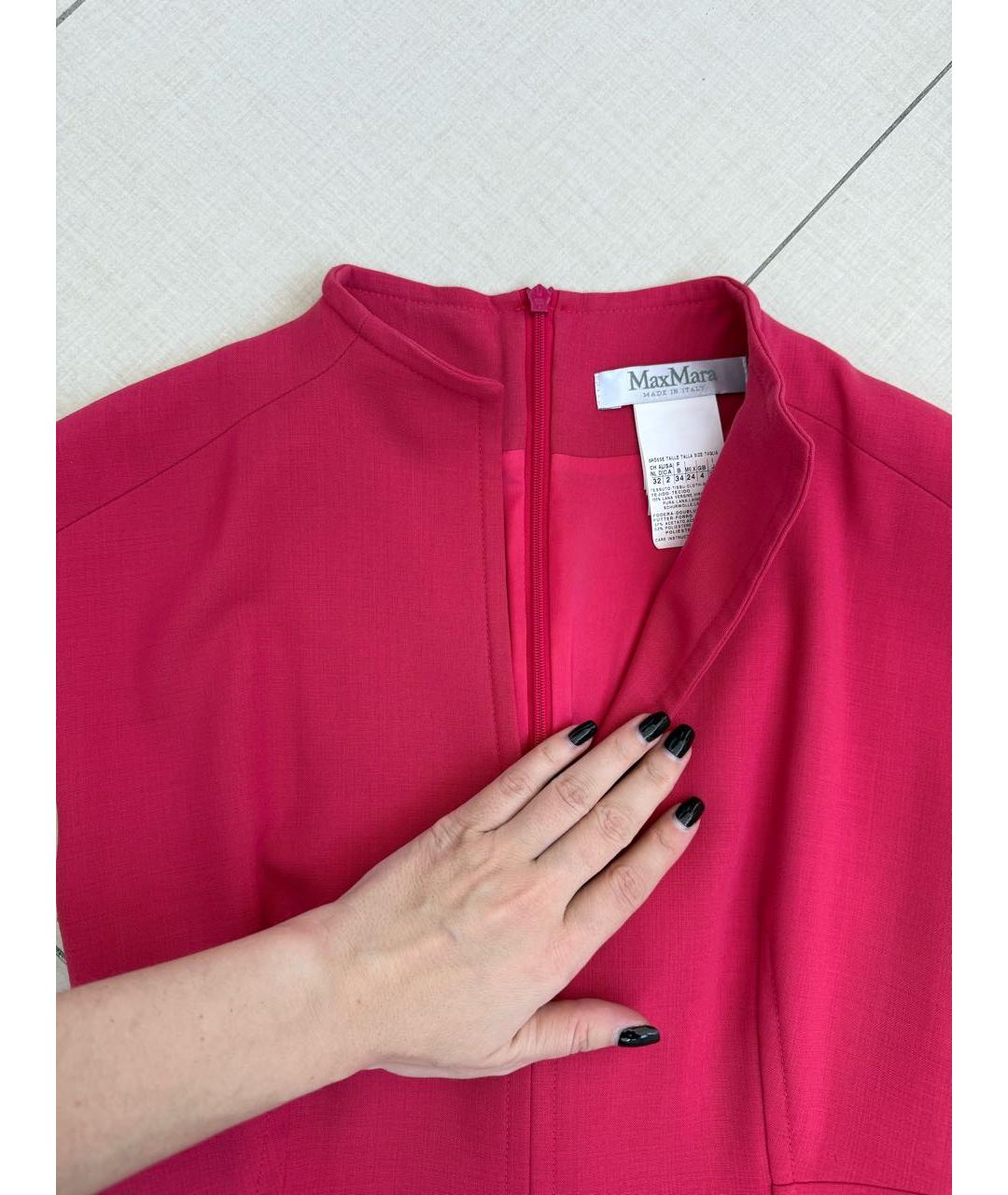 MAX MARA Коралловое повседневное платье, фото 3