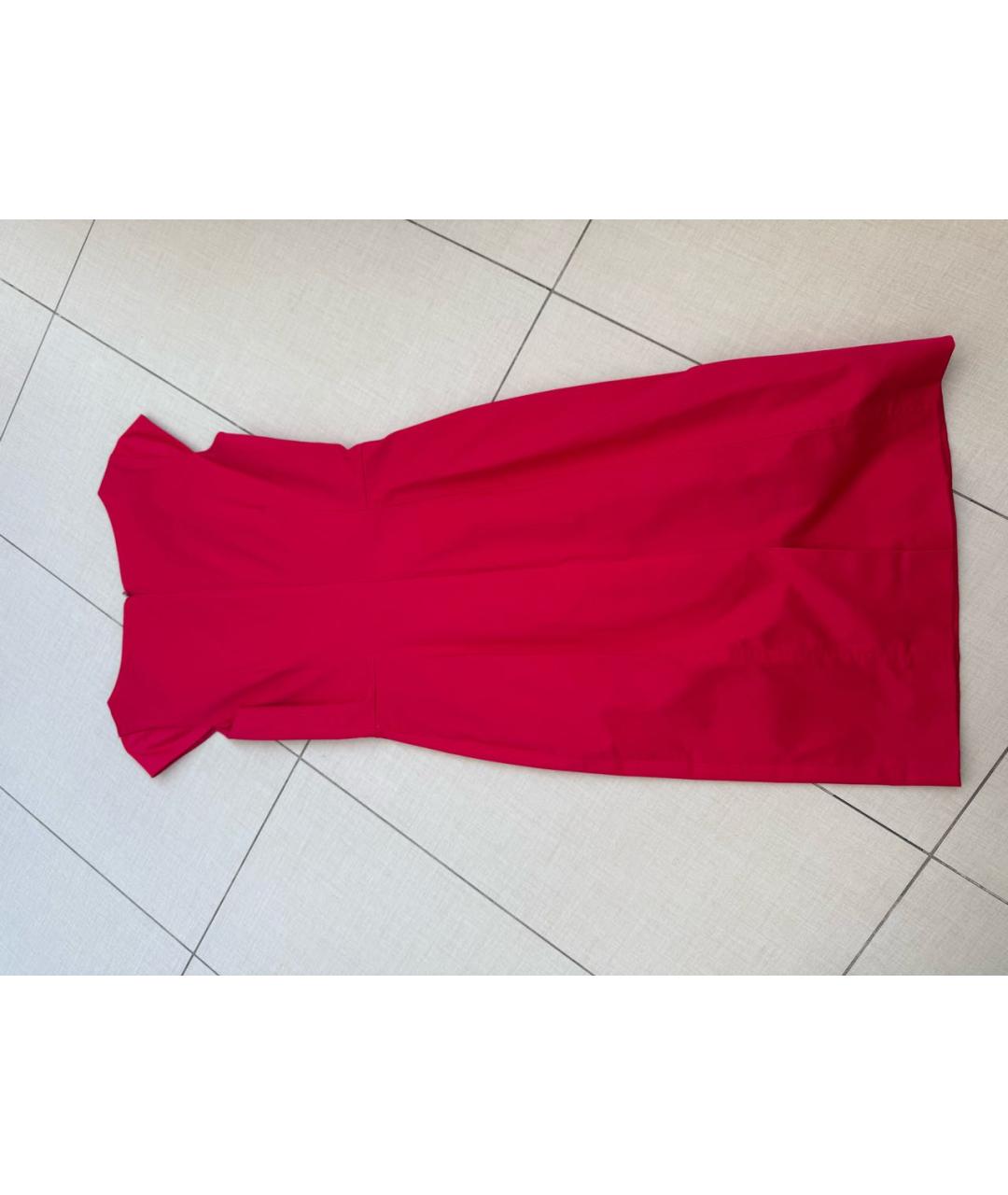 MAX MARA Красное повседневное платье, фото 2