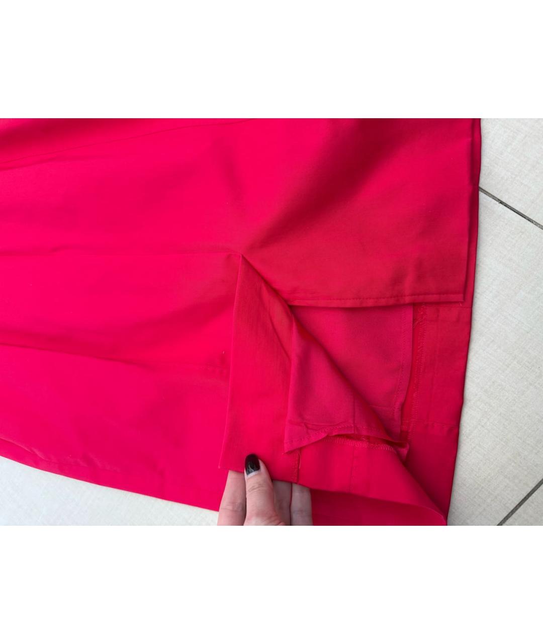 MAX MARA Красное повседневное платье, фото 4