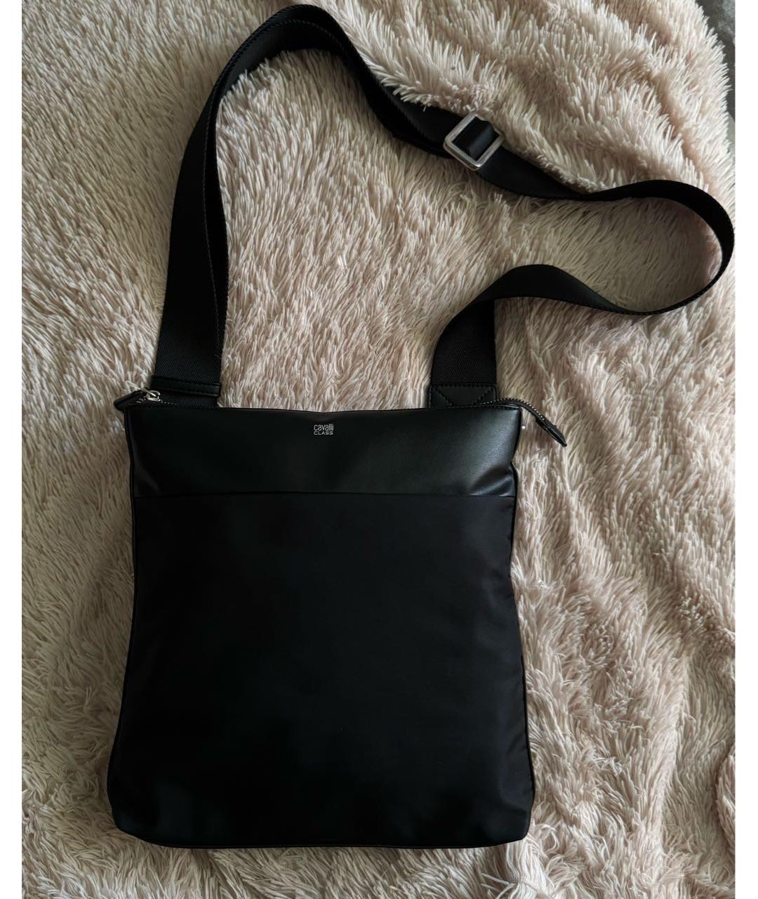 CAVALLI CLASS Черная сумка на плечо, фото 8