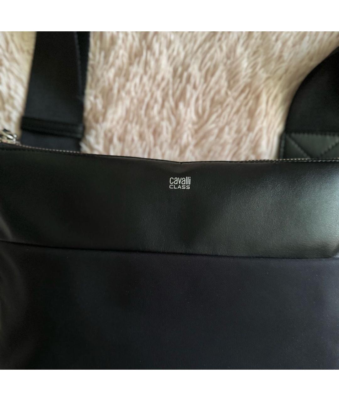 CAVALLI CLASS Черная сумка на плечо, фото 4