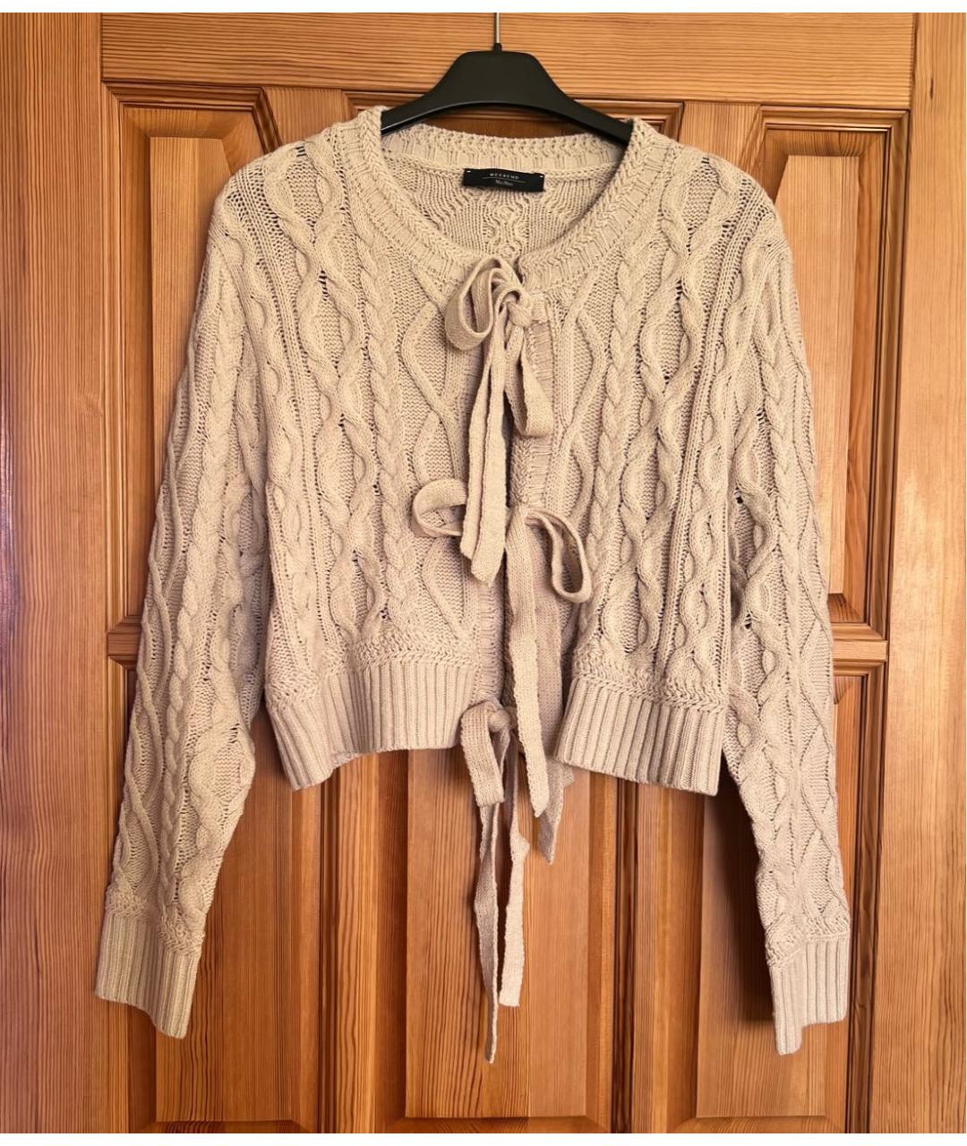 WEEKEND MAX MARA Бежевый кардиган, фото 4