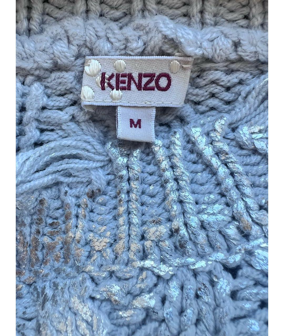 KENZO Серый джемпер / свитер, фото 3