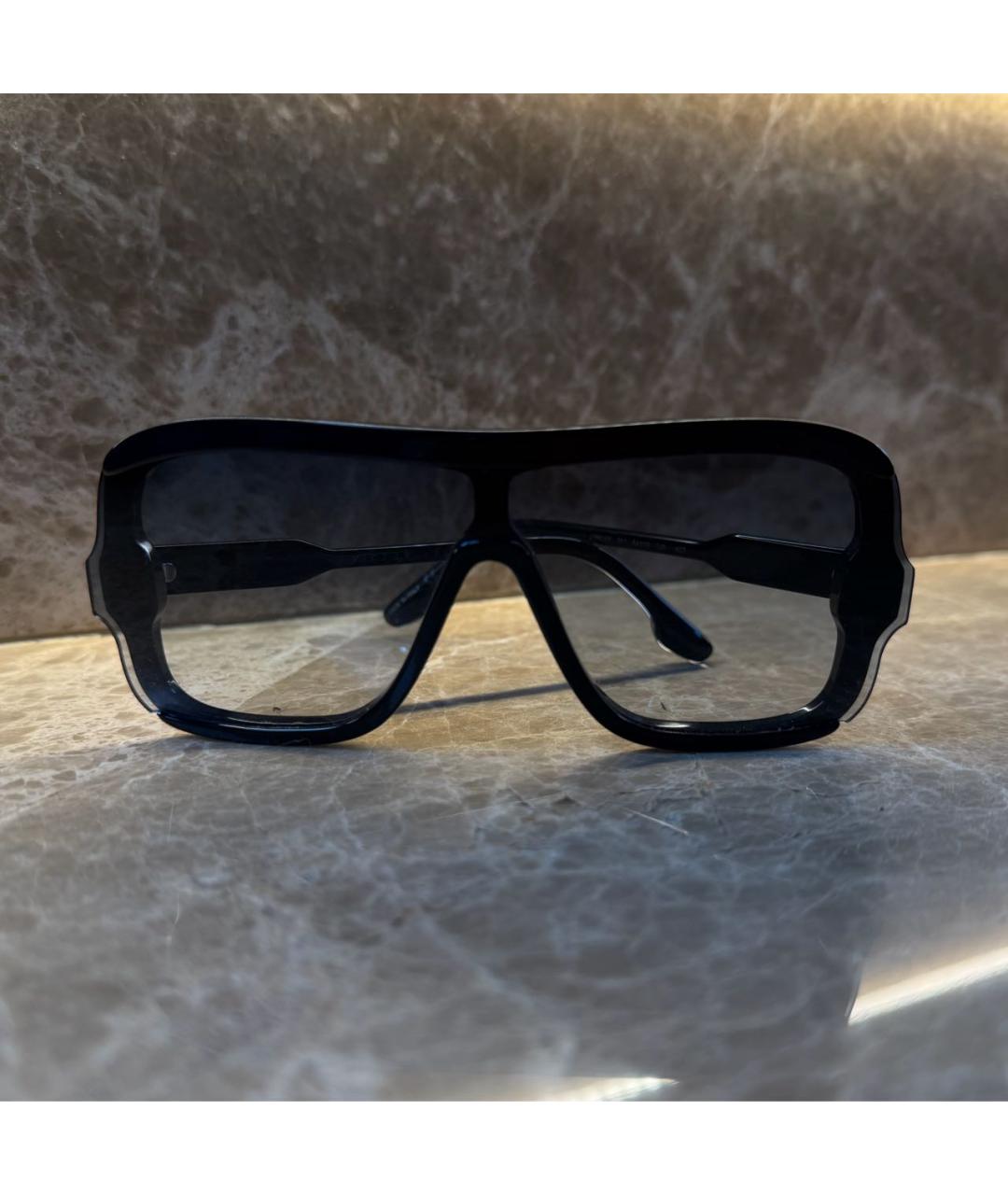 VICTORIA BECKHAM Темно-синие пластиковые солнцезащитные очки, фото 5