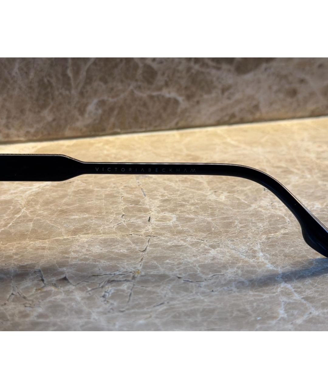 VICTORIA BECKHAM Темно-синие пластиковые солнцезащитные очки, фото 3