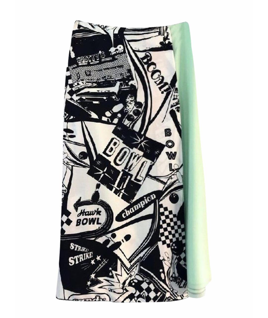 SPORT MAX CODE Зеленая полиэстеровая юбка миди, фото 5