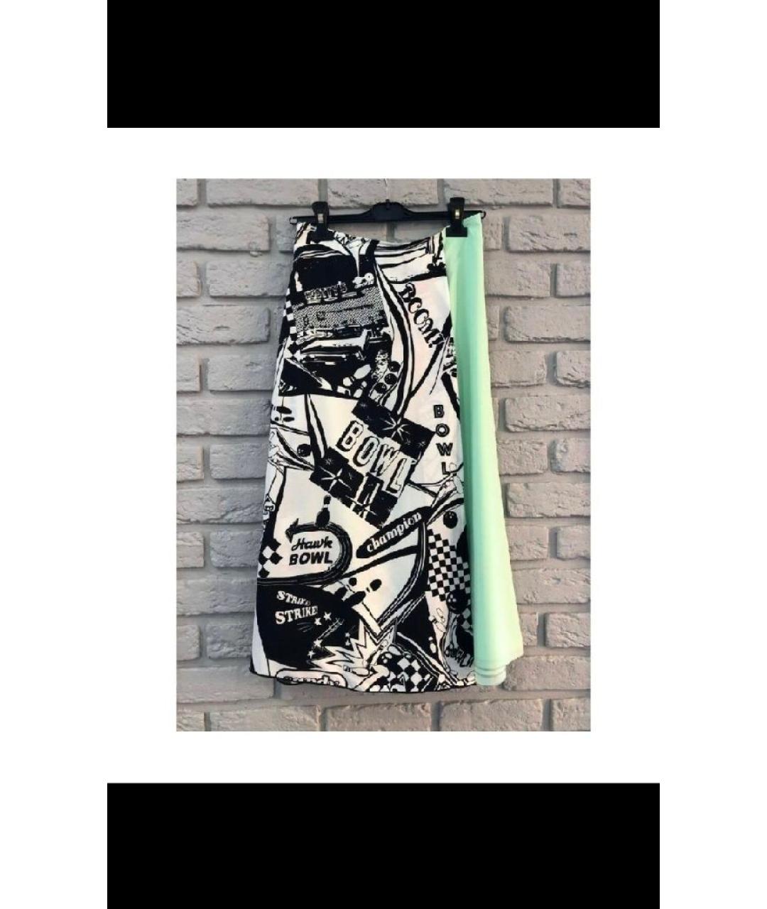 SPORT MAX CODE Зеленая полиэстеровая юбка миди, фото 4