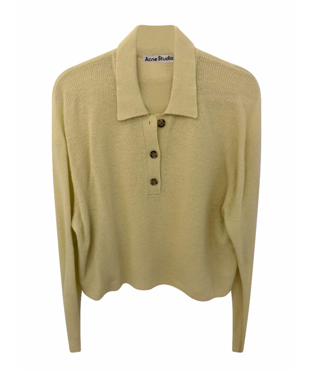 ACNE STUDIOS Салатовый шерстяной джемпер / свитер, фото 1