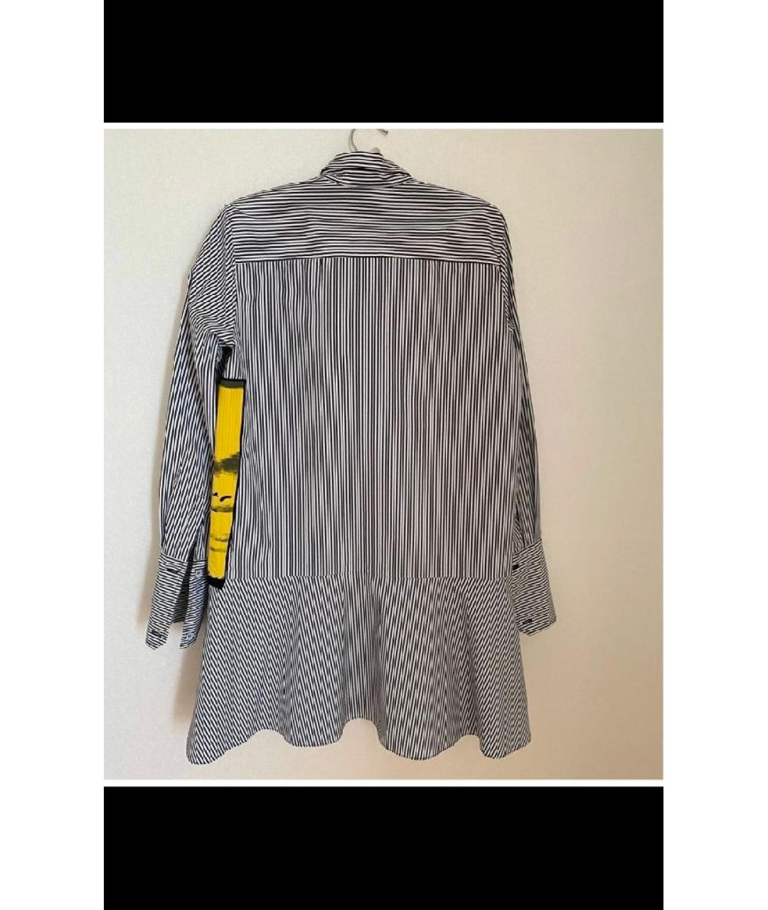 SPORT MAX CODE Серое хлопковое повседневное платье, фото 2