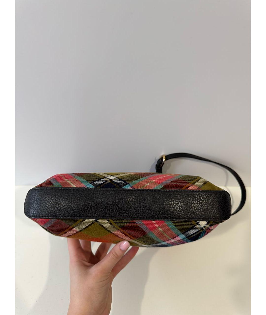 VIVIENNE WESTWOOD Мульти тканевая сумка через плечо, фото 4