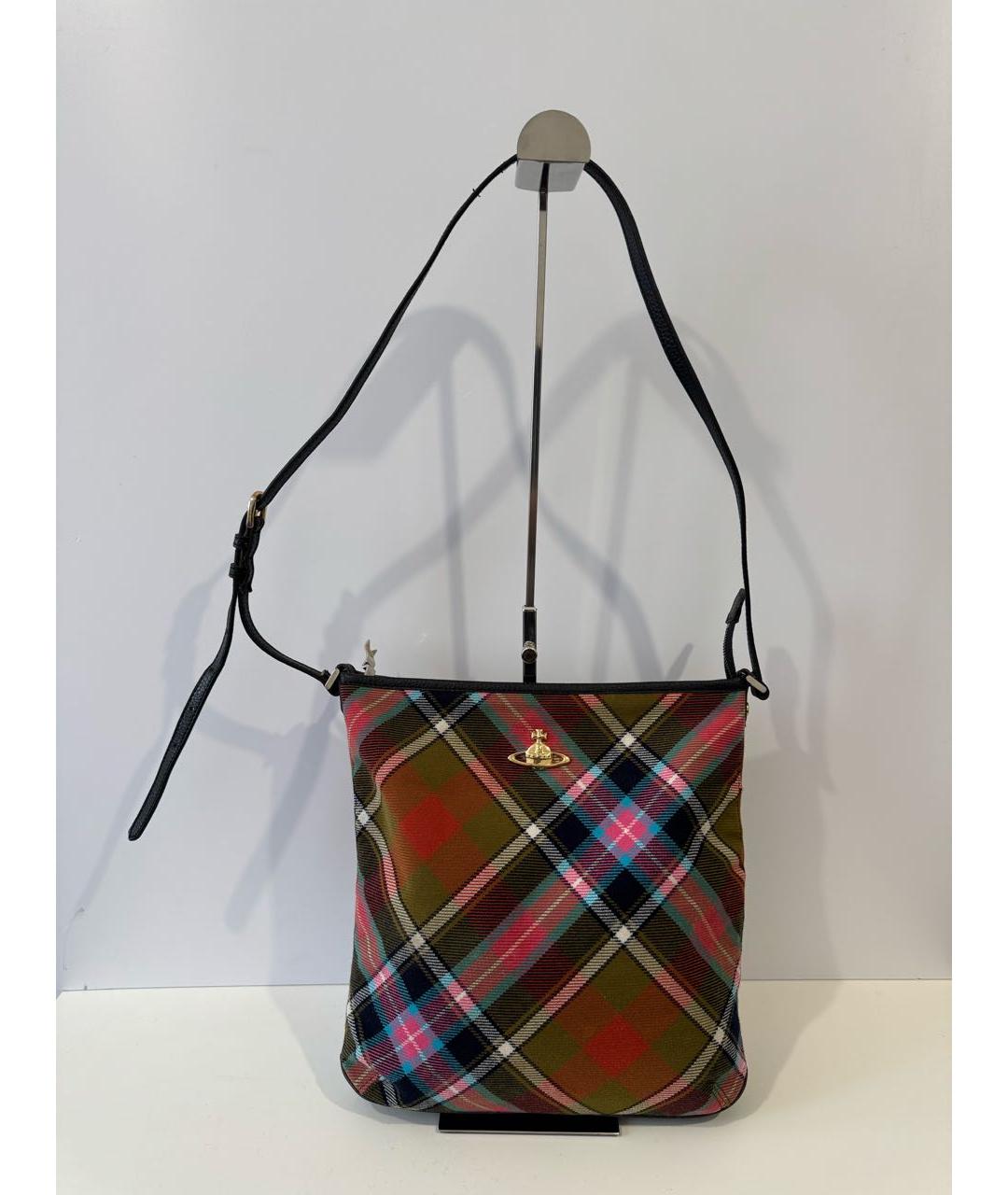 VIVIENNE WESTWOOD Мульти тканевая сумка через плечо, фото 9