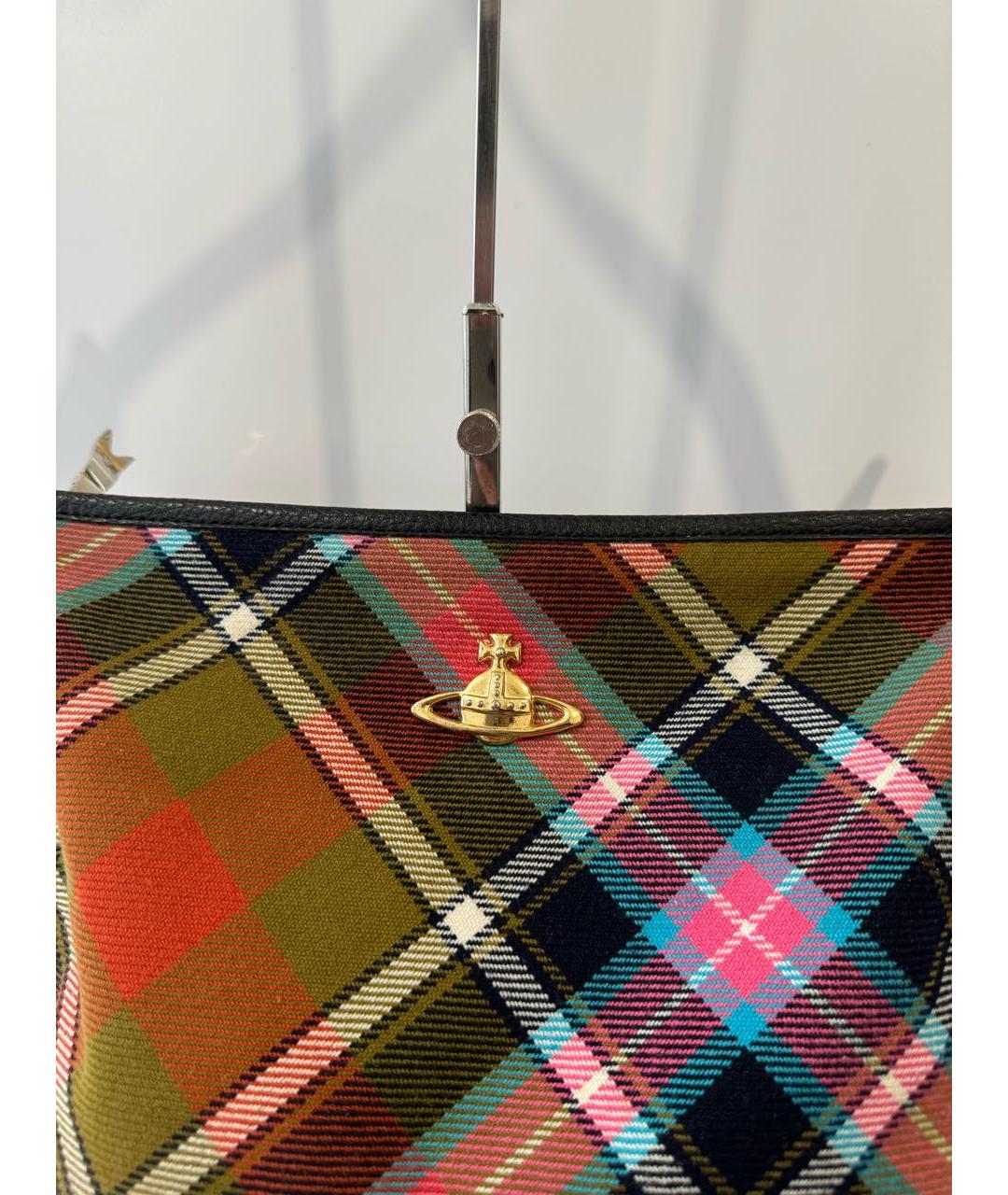 VIVIENNE WESTWOOD Мульти тканевая сумка через плечо, фото 8