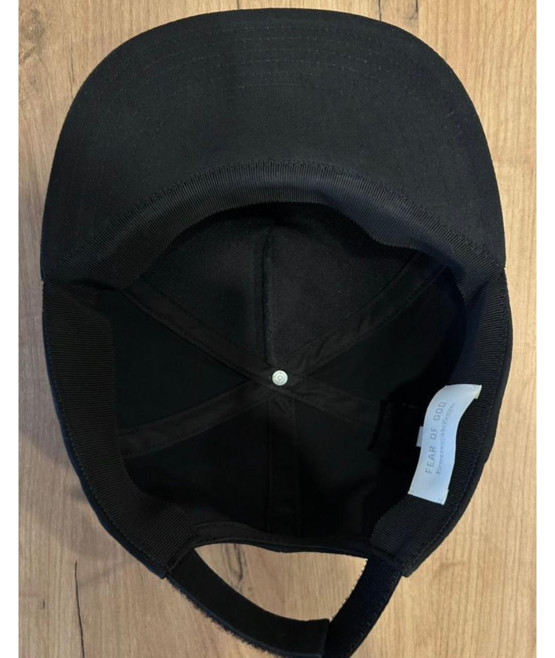 FEAR OF GOD Черная хлопковая кепка/бейсболка, фото 7