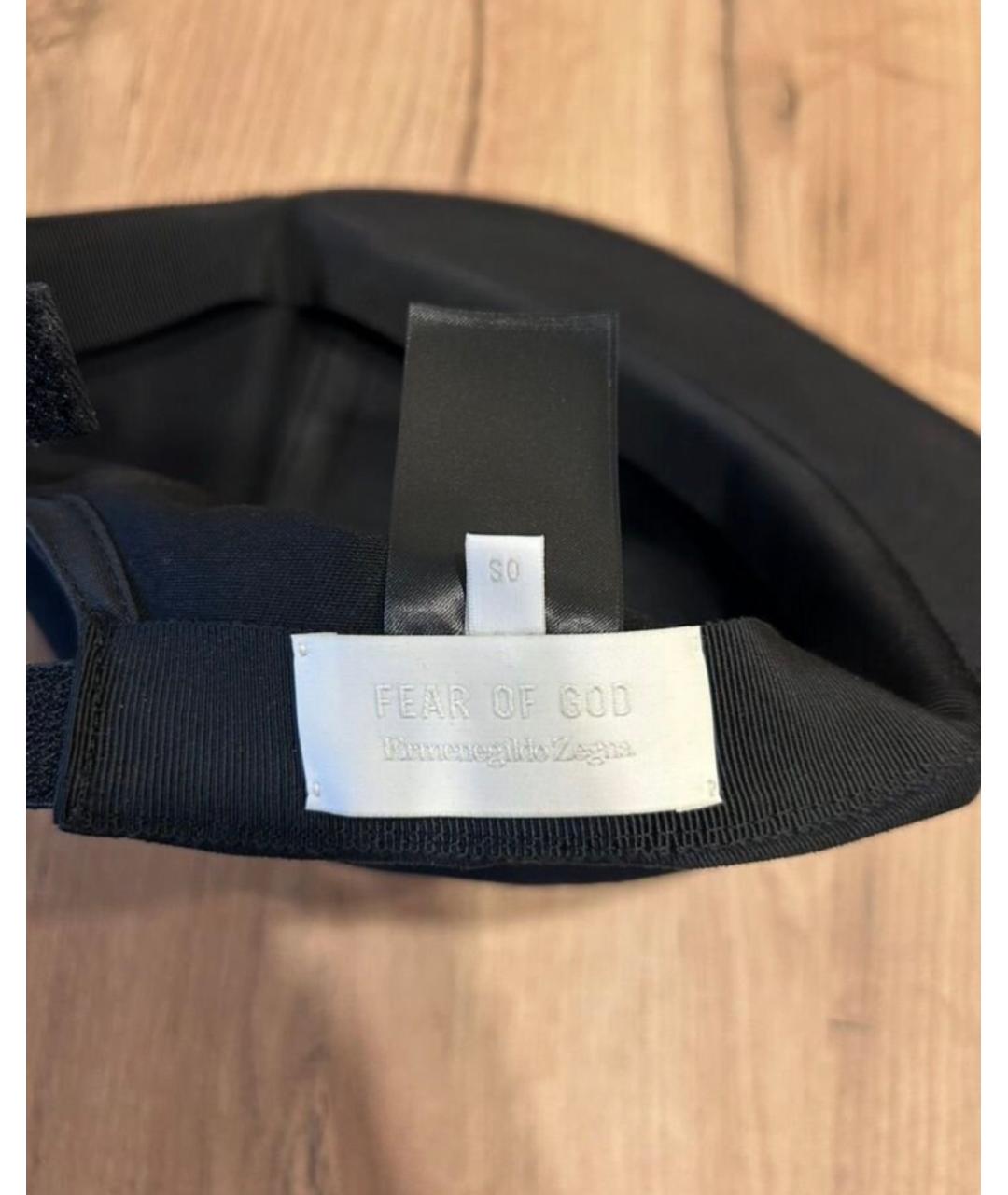 FEAR OF GOD Черная хлопковая кепка/бейсболка, фото 8