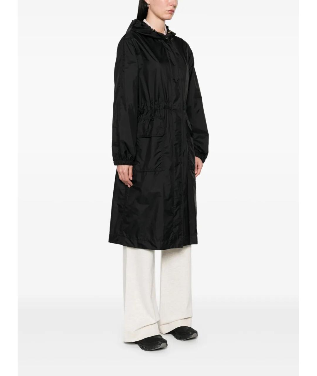 MONCLER Черная полиамидовая парка, фото 5