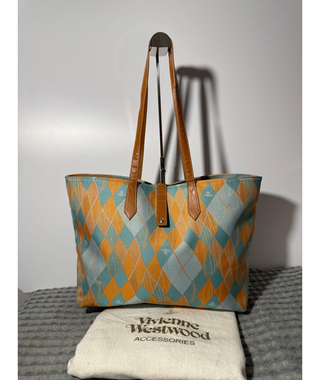 VIVIENNE WESTWOOD Мульти тканевая сумка тоут, фото 2