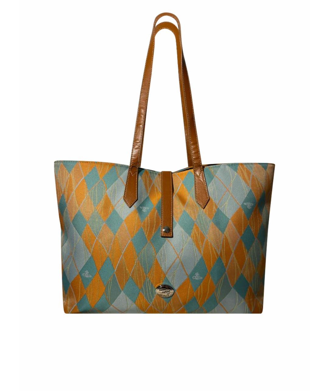 VIVIENNE WESTWOOD Мульти тканевая сумка тоут, фото 1