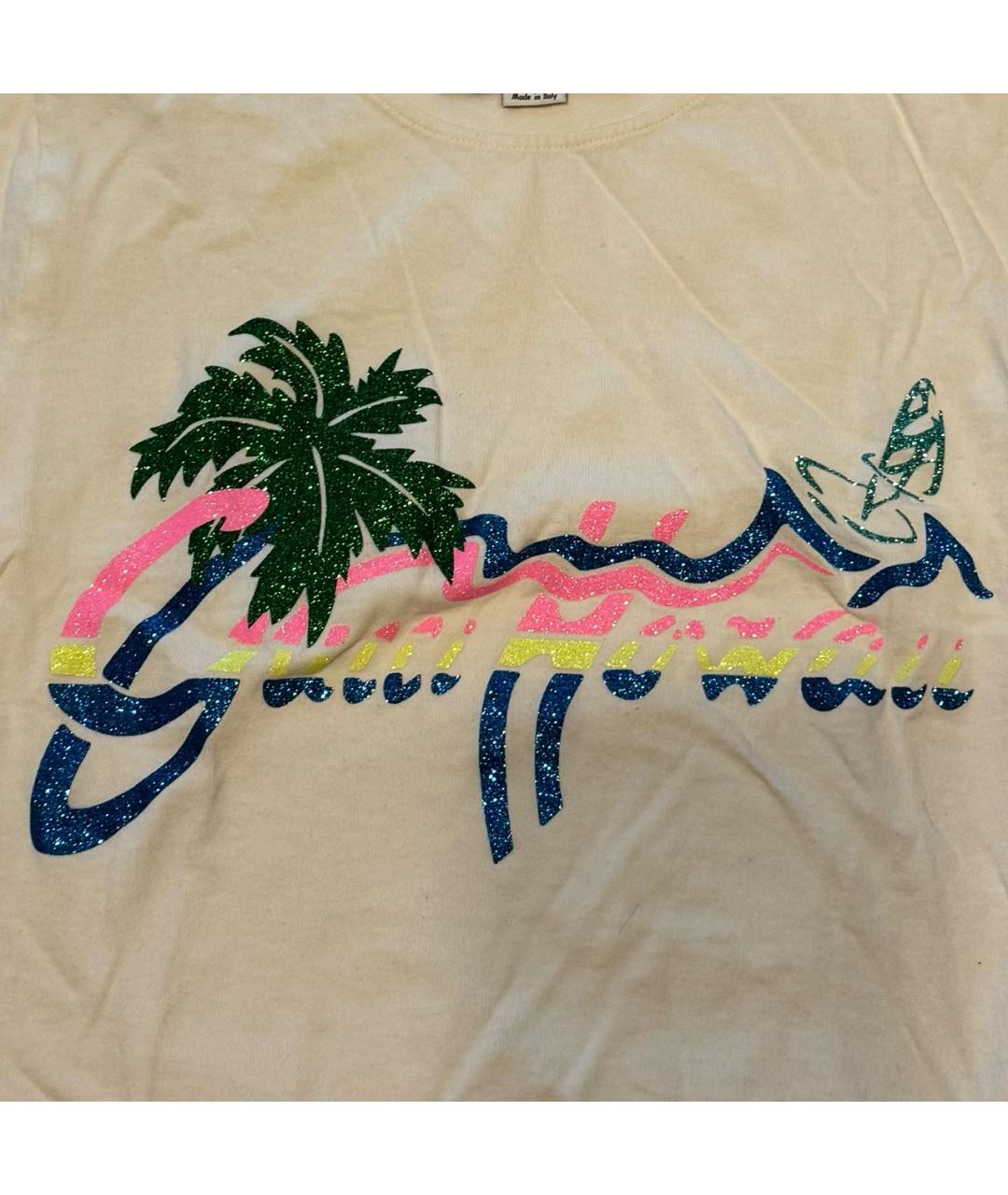 GUCCI Белая хлопковая футболка, фото 6