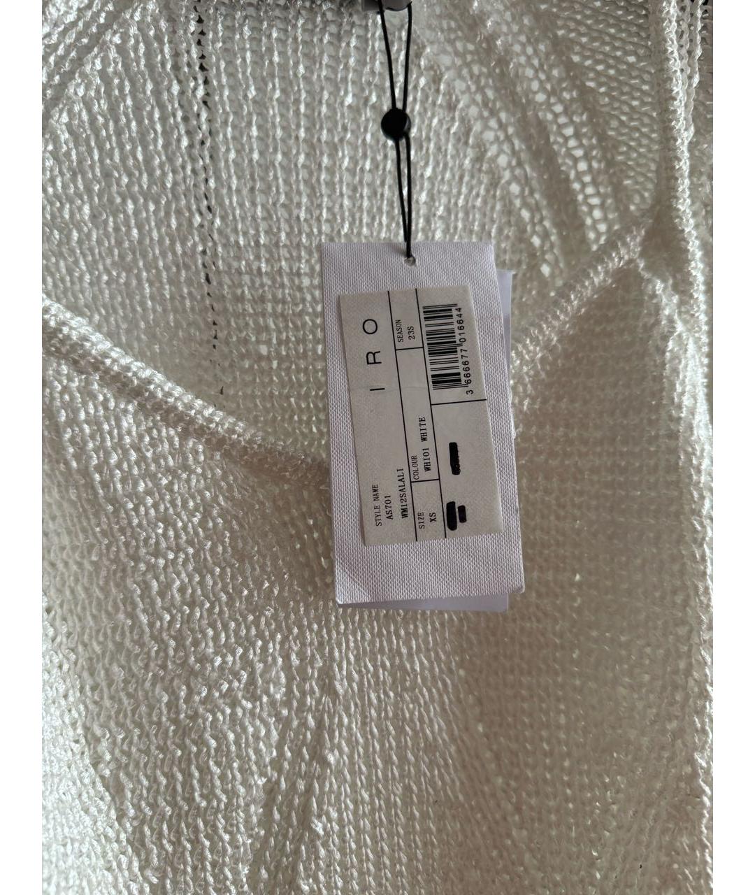 IRO Белый полиэстеровый джемпер / свитер, фото 5