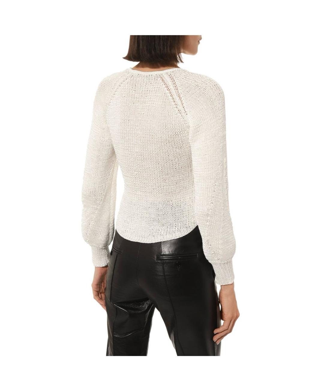 IRO Белый полиэстеровый джемпер / свитер, фото 3
