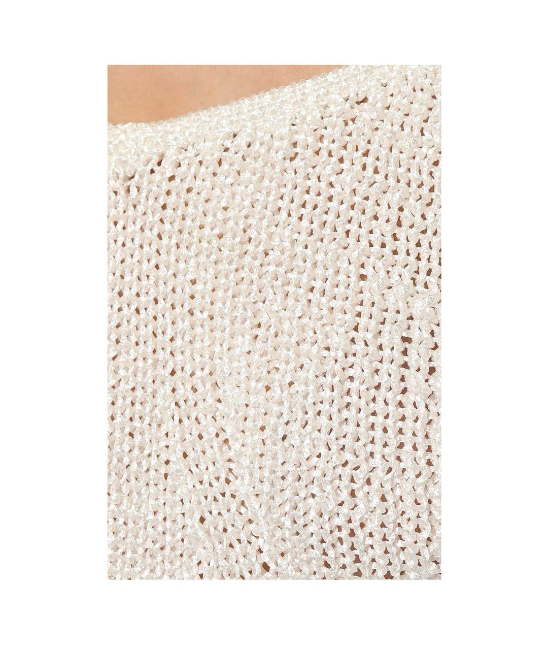 IRO Белый полиэстеровый джемпер / свитер, фото 2