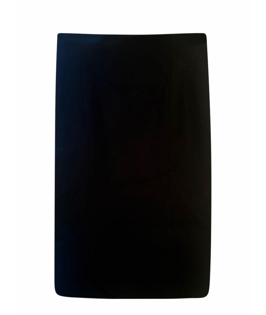 CHRISTIAN DIOR Черная шерстяная юбка миди, фото 1