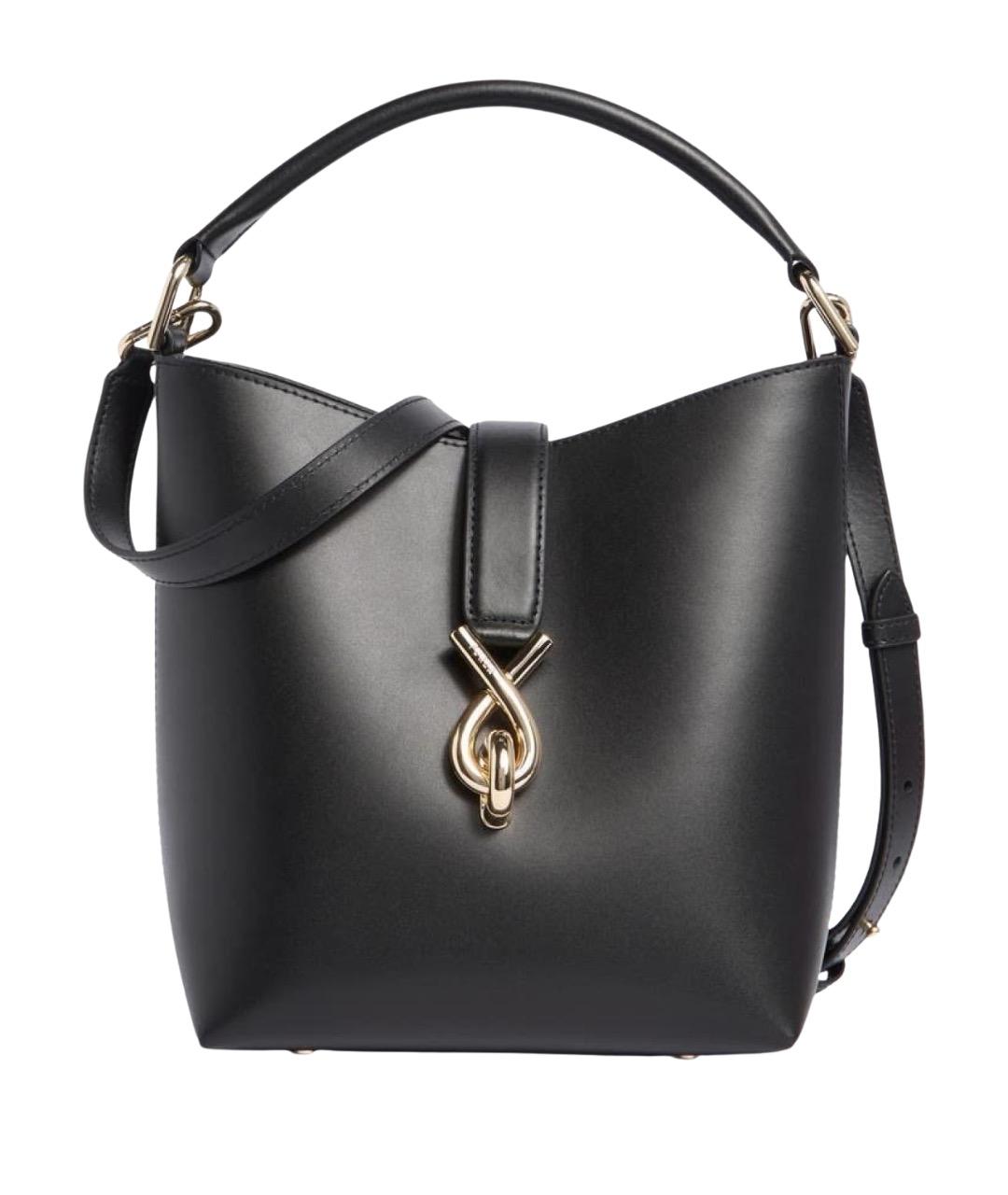 FURLA Черная кожаная сумка через плечо, фото 1