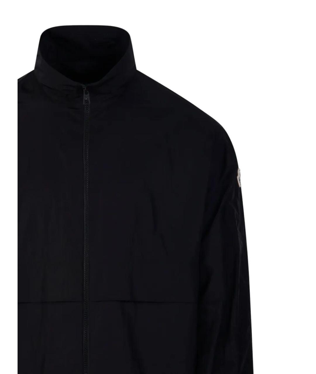 MONCLER Черная полиамидовая куртка, фото 4
