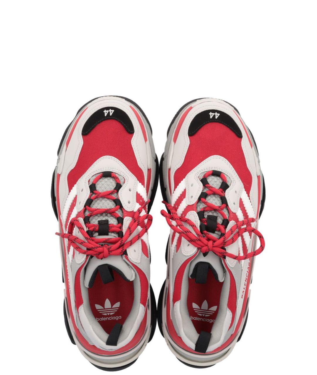 BALENCIAGA Серые текстильные низкие кроссовки / кеды, фото 3