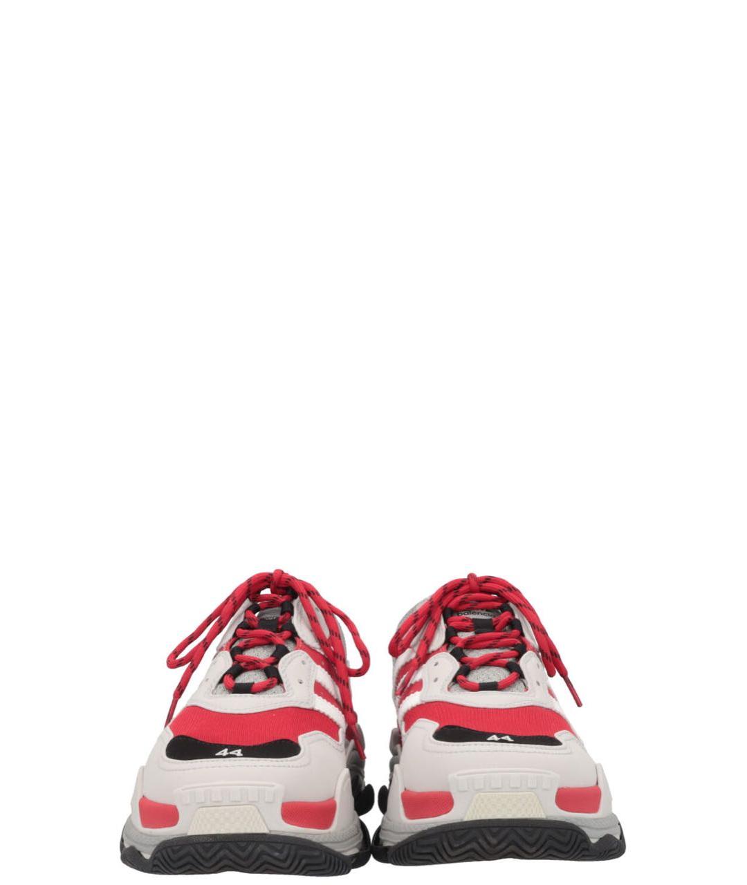 BALENCIAGA Серые текстильные низкие кроссовки / кеды, фото 2