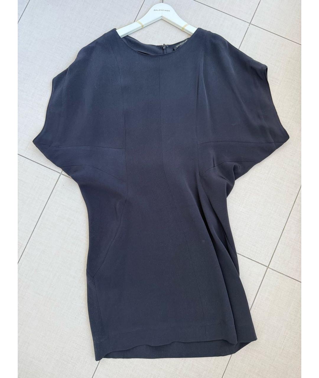 BALENCIAGA Черное повседневное платье, фото 7