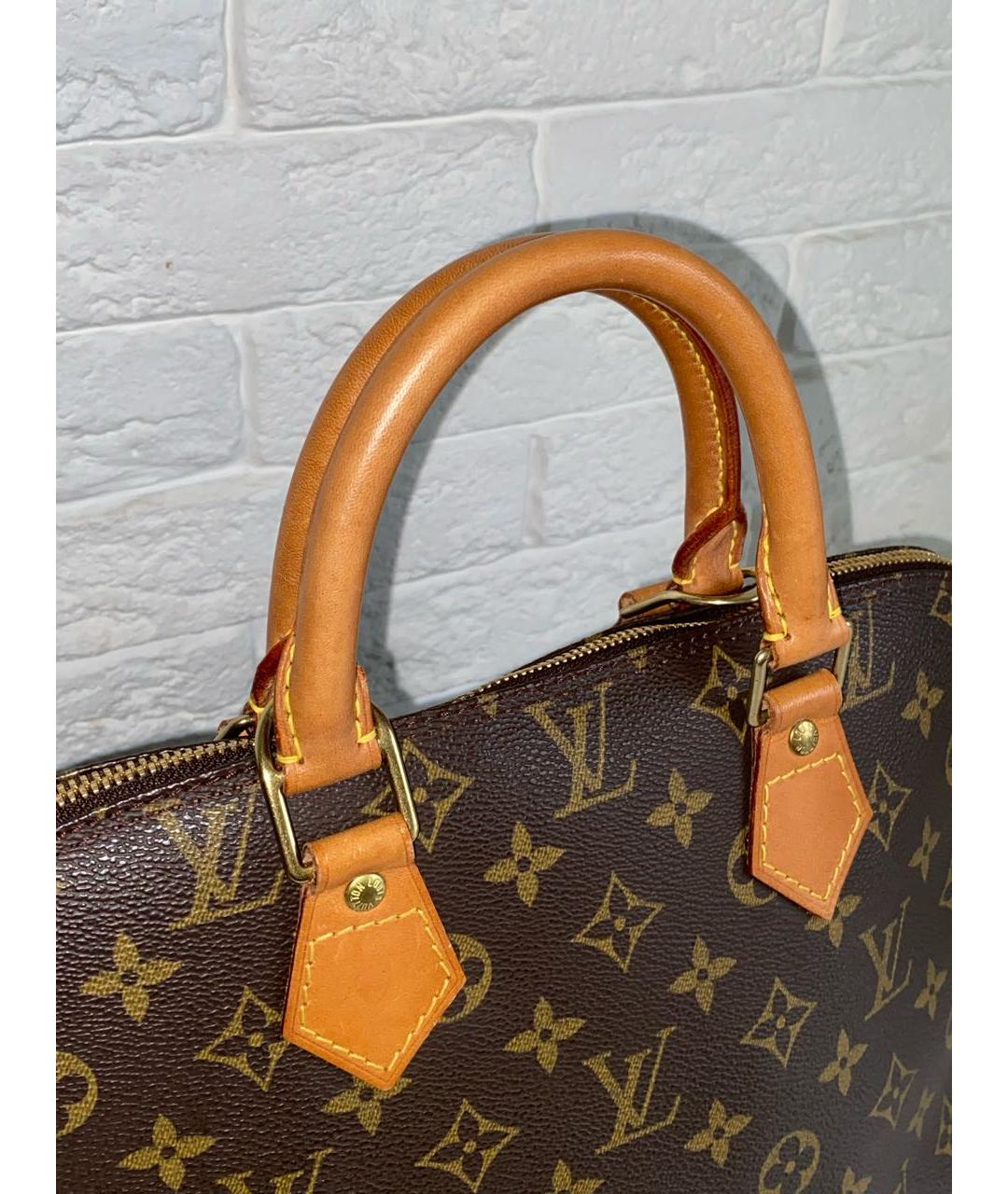 LOUIS VUITTON Коричневая сумка с короткими ручками, фото 2