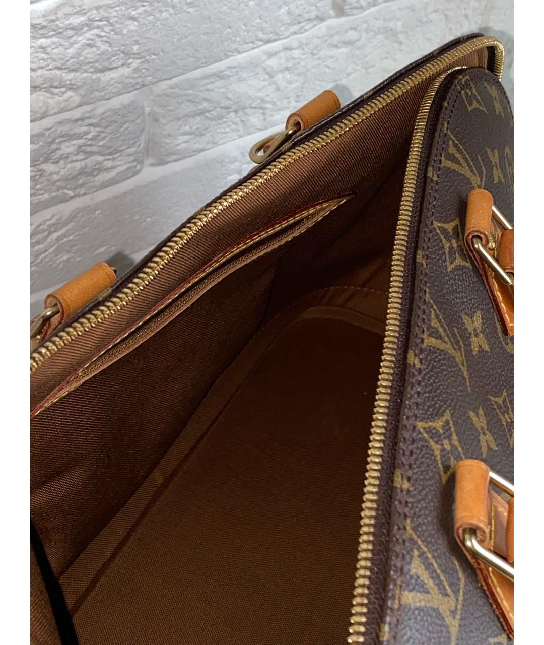 LOUIS VUITTON Коричневая сумка с короткими ручками, фото 8