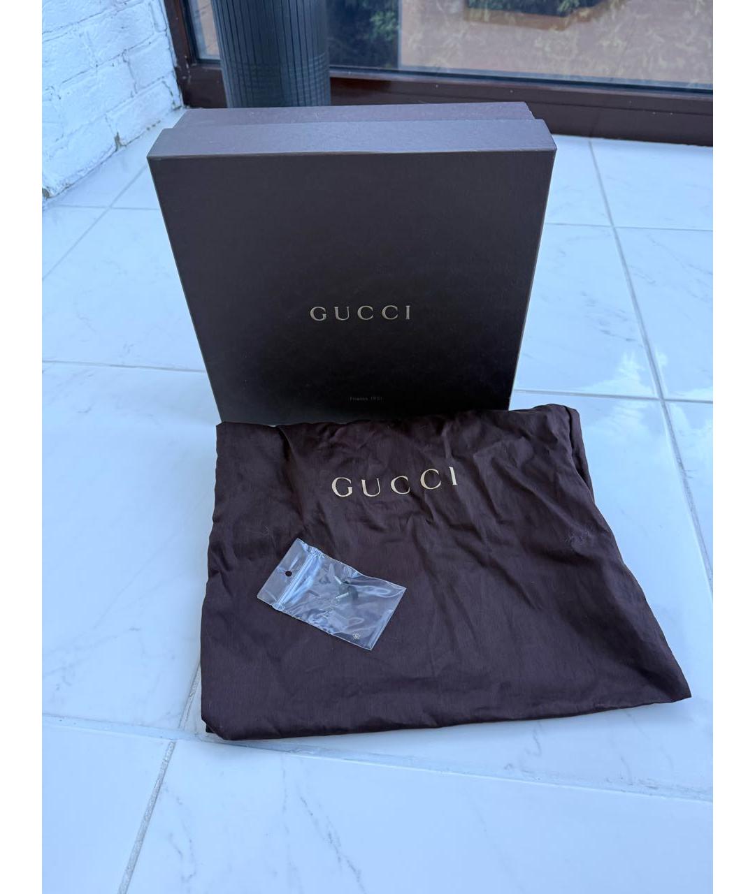 GUCCI Синие ботильоны из лакированной кожи, фото 5