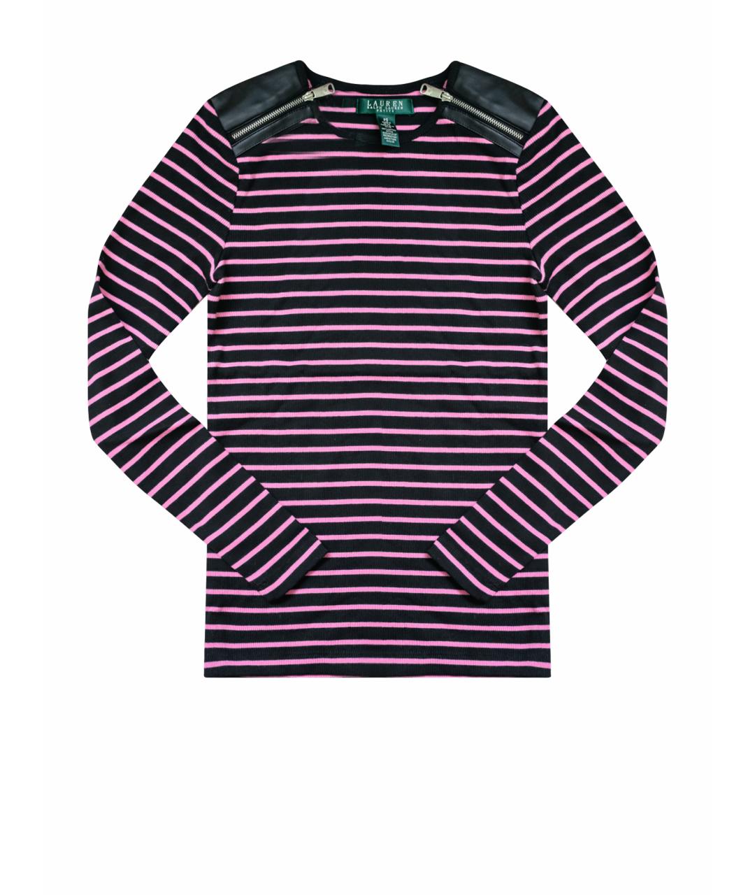 RALPH LAUREN Розовый хлопковый джемпер / свитер, фото 1