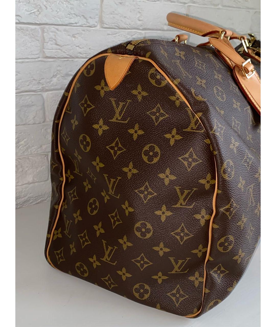 LOUIS VUITTON Коричневая дорожная/спортивная сумка, фото 4