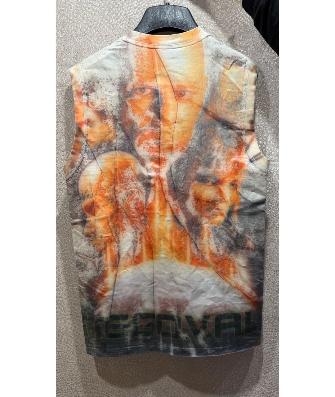 DIESEL Мульти хлопко-полиэстеровая майка, фото 2